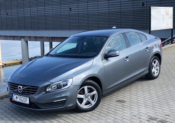 Volvo S60 cena 64900 przebieg: 179000, rok produkcji 2017 z Włocławek małe 704